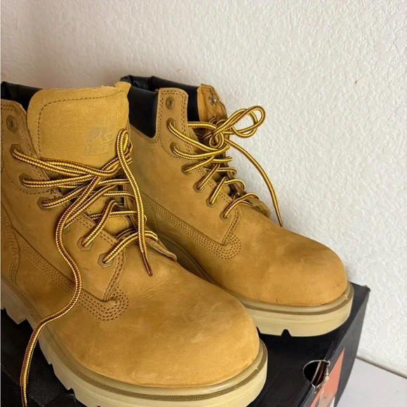 Timberland PRO Men's Tan Work Boots - Picture 6 of 7